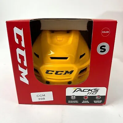 Brand New CCM Tacks 110 Helmet In Box - Sunflower Yellow - Small - #CCM398 • $99