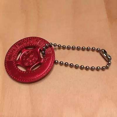 Custom Red Metal Typer Identification Good Luck Medal Token Coin Vintage • $6