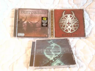 Disturbed 2 Cd Lot Evolution + Believe + Dvd New Indestructible In Germany Live • $30