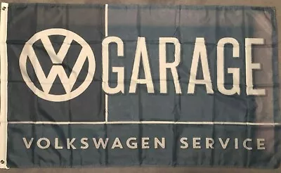 VW FLAG VINTAGE Style HUGE .Classic Car Show Man Cave Garage Shed • $26.50
