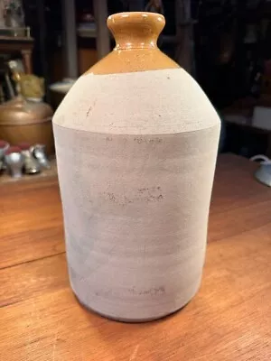 Antique Vintage Australian Stoneware Demijohn Part Glazed Vessel • $80