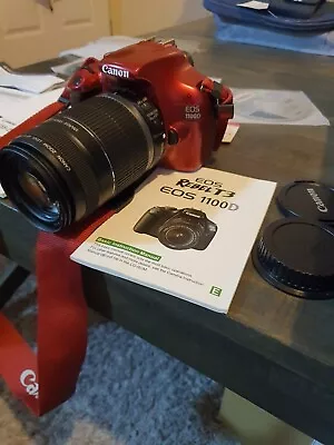 Canon 1100 D Red Limited Edition DSLR Camera Kit • $950