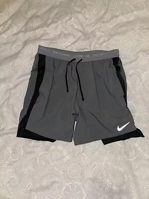 Men’s Nike Stride Running Grey Shorts • £35