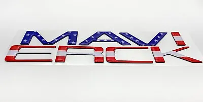 Color Flag Tailgate Insert Letters Badge For MAVERICK Emblem 2022-2024 • $16.88