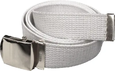 Military Web Belt Cotton Canvas Adjustable Camo Army Tactical Skater Webbed Belt • $9.99