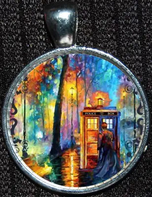 Doctor Dr Who Tardis Time Lord Sonic Silver Gift Jewelry Disney Pendant Necklace • £5.78