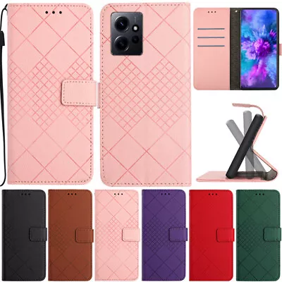 Stripe Wallet Leather Flip Cover Case For Xiaomi Redmi 12 4G A2 Note 12S 13 Pro+ • $12.14