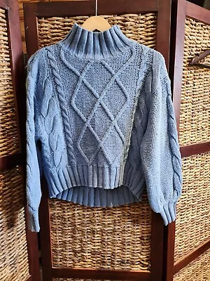 Viktoria & Woods Goodfellow Pullover Cable Knit Wool Blend Sweater Size 00 XXS  • $118.99