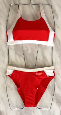 Arena Women Swimsuit Red Swimming Costume Swimwear Retro 32 Bath Vintage Pool M • $34.90