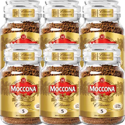 NEW 6x Moccona Classic Instant Coffee Medium Roast 400g Jar Pack • $180.12