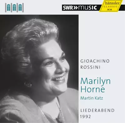 Marilyn Horne Marilyn Horne: Liederabend 1992 (CD) Album • $19.07