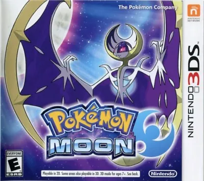$20.22 • Buy Pokemon Moon 3DS Game Only