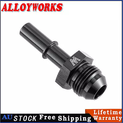 -8AN Fuel Adapter Fitting To 3/8 GM Quick Connect LS Male BLACK AU Post • $11.99