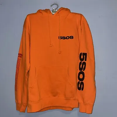 Five Seconds Of Summer Hoodie Men’s XL Orange Double Sided 2019 Tour • $35.75