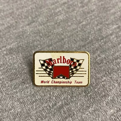 Vintage Marlboro World Championship Team Racing Lapel Shirt Pin • $11.39