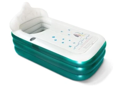 $49.99 • Buy Inflatable Free Standing Bathtub , Portable Family SPA Bath Tub Green