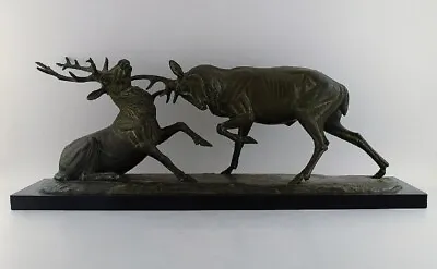 Irénée Rochard (1906-1984) France. Colossal Sculpture. Fighting Deer.  • $2083