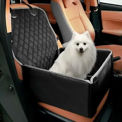 £16.49 • Buy Folding Pet Dog Car Booster Seat Cat Puppy Travel Carrier Bed Bag Basket Cage