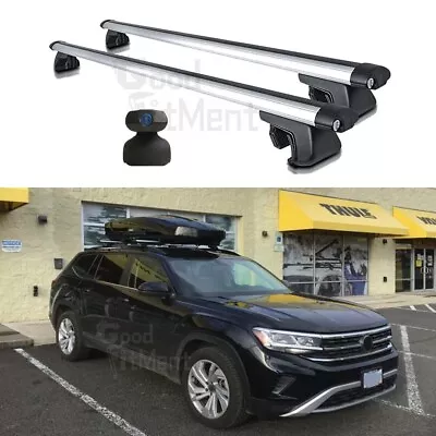 For Volkswagen VW Atlas 2018-2023 Roof Rack Cross Bars Cargo Luggage Carrier 53  • $139.43