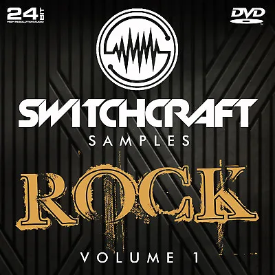 Rock Vol 1 - 24bit Wav Studio / Music Production Samples - Dvd • £4.99