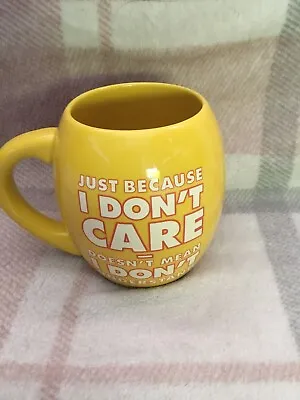 Universal Studios The Simpsons Homer Just Because I Don't Care Coffee Mug • £13