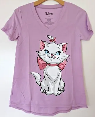 Womens Walt Disney Aristocats Marie T-shirt Graphic Tee Officially Licensed • $19.99