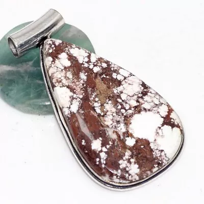 925 Silver Plated-Wild Horse Ethnic Gemstone Handmade Pendant Jewelry 2.3  JW • $3