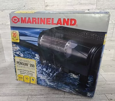 MarineLand Penguin 200 Power Filter 200GPH (PF0200B) Black (50 Gallon) NEW • $39.99