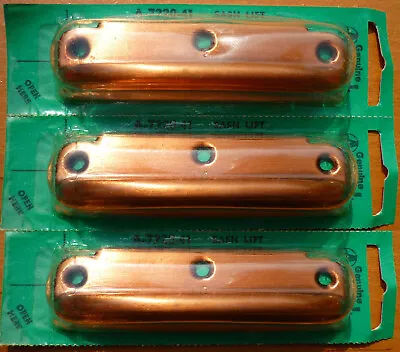 (3) Vintage Amerock 4  Satin Copper Dull Bronze Window Sash Lift Pulls T-7220 • $13.95