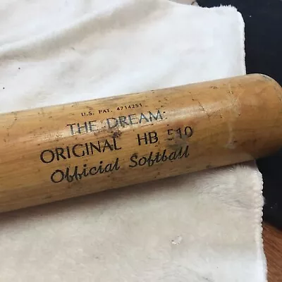 Rare ‘THE DREAM’ HB510 Vintage HOOSIER BAT CO. VALPARAISO IN 34” • $35