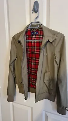 £50 • Buy Genuine Fred Perry Harrington Jacket Mod Punk Size 8 