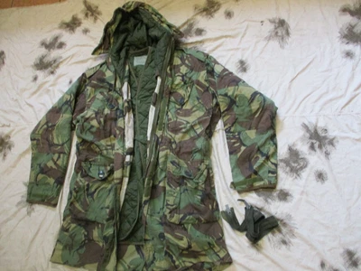 £89.99 • Buy BRITISH ARMY Issue 68 DPM Falklands War ARCTIC PARKA SMOCK 188/112 XXL & LINNER