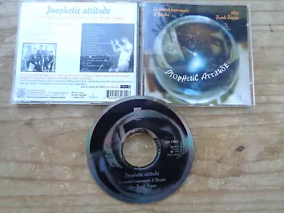 Le Concert Iimpromptu & Bossini Play Frank Zappa  Prophetic Attitude  Cd • £7.99