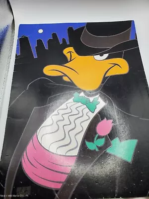 Vintage 1990 Daffy Duck 2-Pocket School Folder / Portfolio - Mead B119 • $11.24