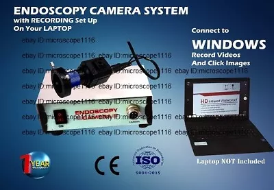 ENDOSCOPY CAMERA With COUPLER For Rigid ENDOSCOPE • $485