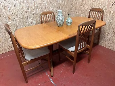 Danish Mid Century Extending Table And Chairs Benny Linden Design • £950