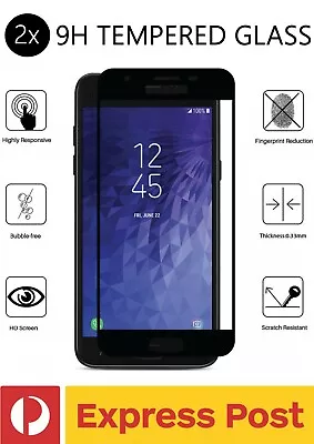 Samsung Galaxy J7 Pro 9H Full Glue Coverage Tempered Glass Screen Protector • $14