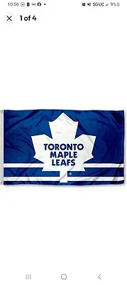 Toronto Maple Leafs 3'x5' Flag/banner **100% Full Color On Both Sides Of Flag** • $7