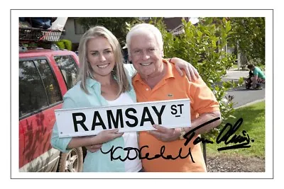 KATE KENDALL & TOM OLIVER Signed Autograph 6x4 PHOTO Print NEIGHBOURS • £3.79