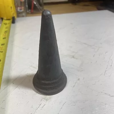 Cast Iron Miniature Street Cone Mold Antique Vintage Tool • $45