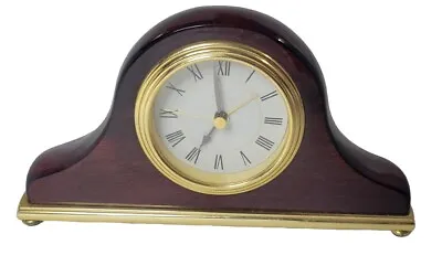 Linden Mantel Desk Clock Quartz Alarm Chime 7.5  -Excellent WORKING Condition • $23.99