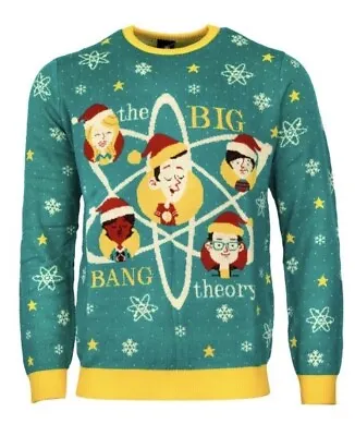 2XS (UK) The Big Bang Theory Ugly Christmas Xmas Jumper Sweater By Numskull • £33.99