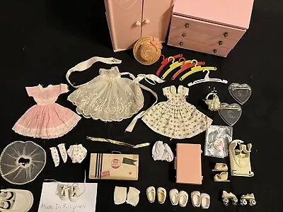 Vintage Vogue Ginny Doll Furniture Suitcases Clothes Shoes Skates Accessories • $50