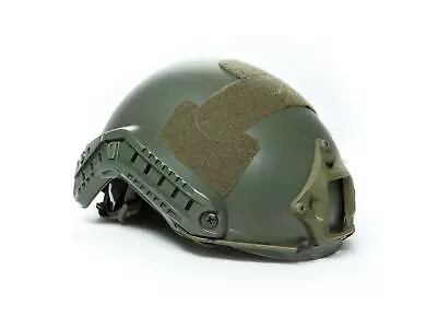 ASG Strike Systems Military Style Fast Helmet Green Adjustable Rail Set • £50.43