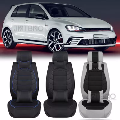 5-Seats Full Leather Car Seat Cover Rear Back Cushion For VW Golf  MK7.5 MK7 MK5 • $139.08