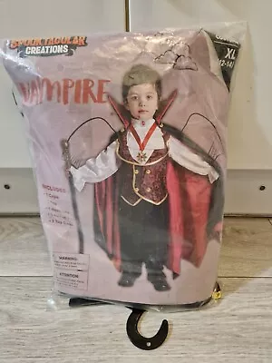 Childs Dracula Fancy Dress Costume Kit Victorian Vampire Halloween Kids Boys • £14.99