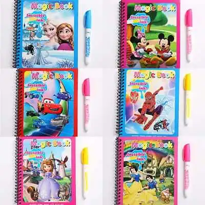 Children's Water Magic Painting Colouring Reusable Drawing Book | UK Seller • £4.99