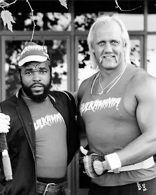 Mr T And Hulk Hogan Strong Man Legends Together 24x36 Inch Poster • £28.49