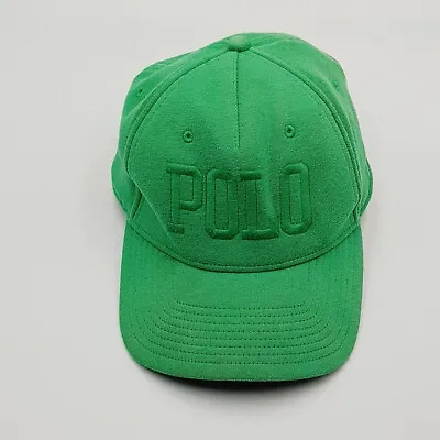 RALPH LAUREN Polo One Size Green Embroidered POLO Baseball Cap Hat • $120