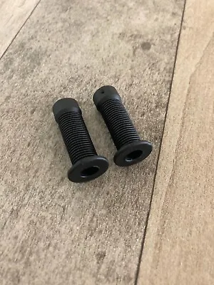 BLACK ODI Longneck Grips Valve Stem Covers Valve Caps Old Mid New School BMX • $4.55